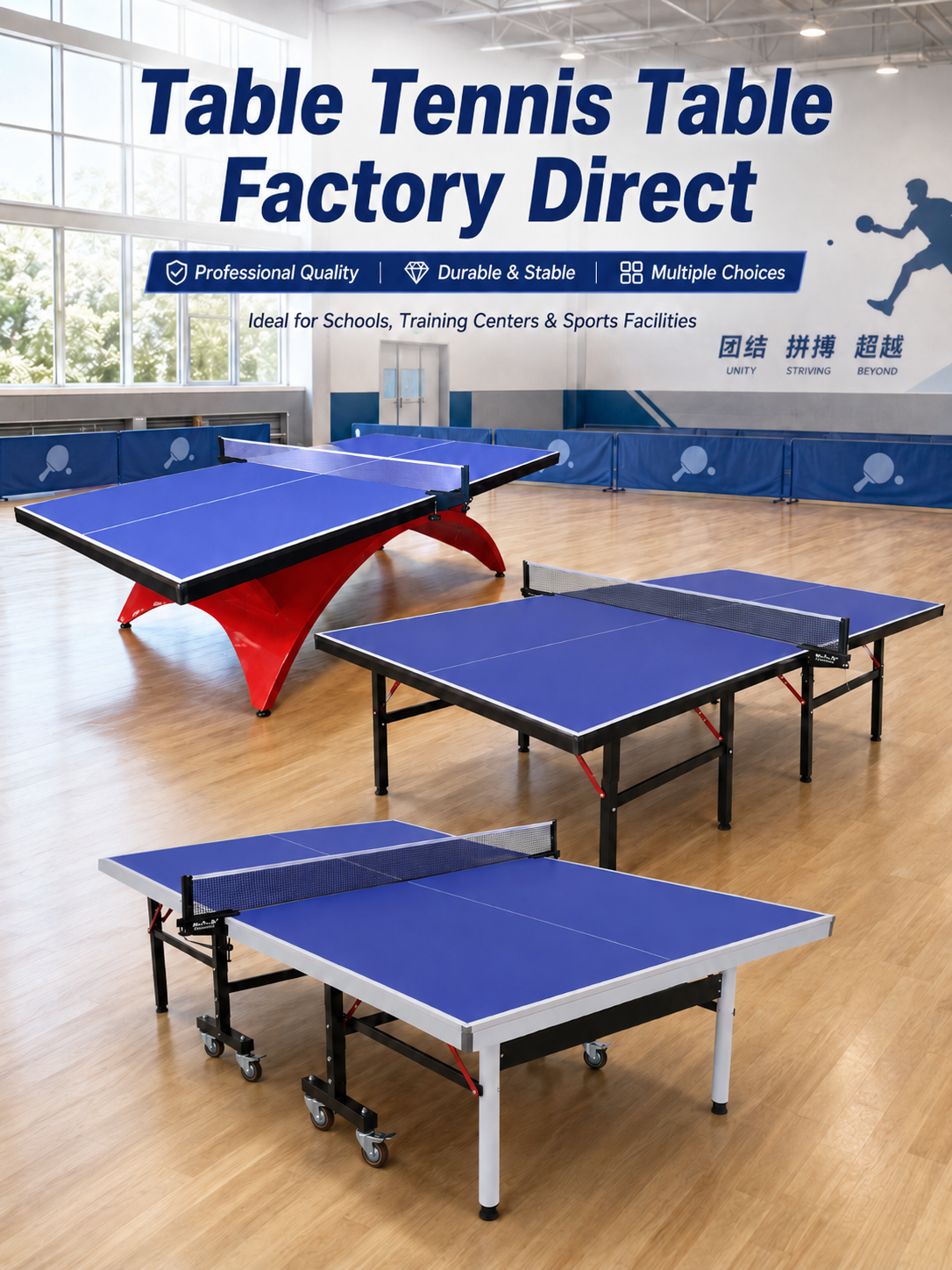 threetabletennistable