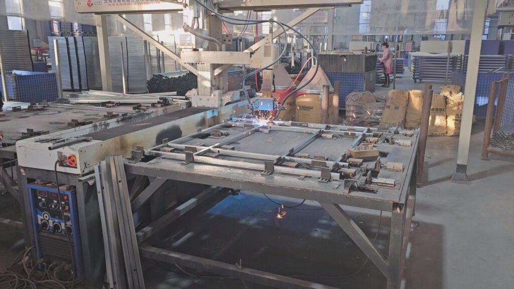 Fixed frame laser welding process