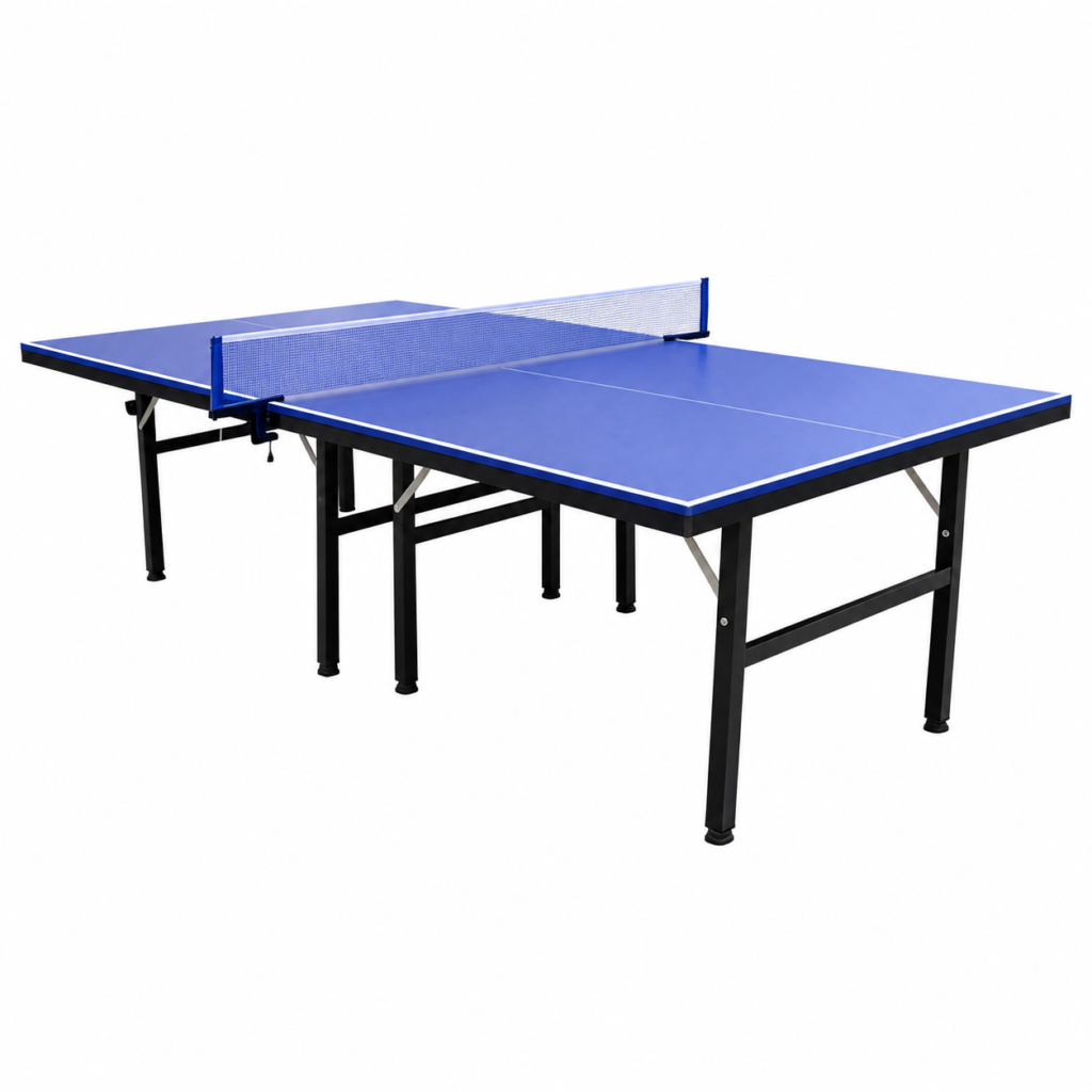 Outdoor table tennis table foldable but can't move with wheels review