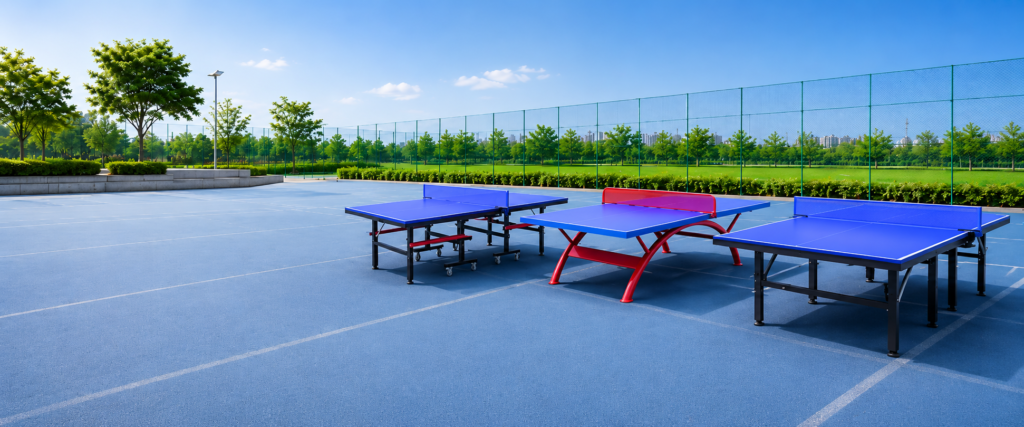 outdoor table tenns table banner